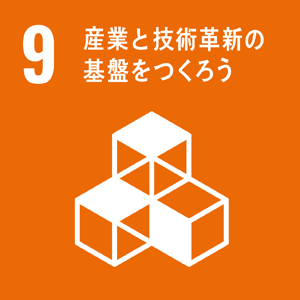 9　産業と技術革新の　基盤をつくろう